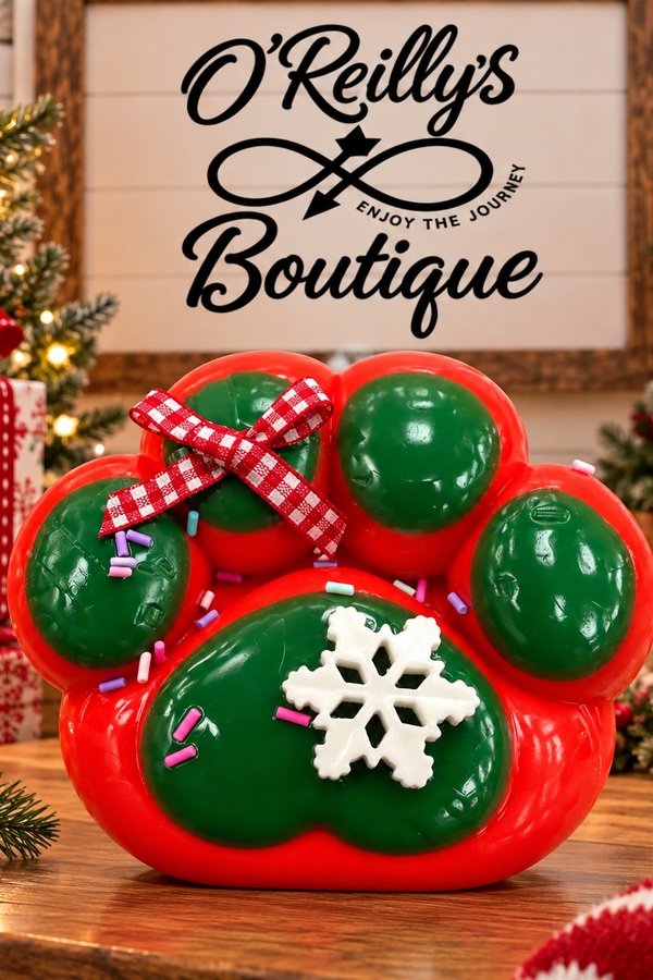 Tabba Xmas Snowflake Paw Squishy