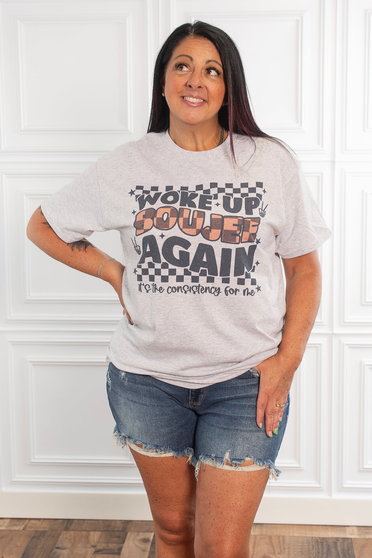 Woke Up Boujee Again Graphic Tee