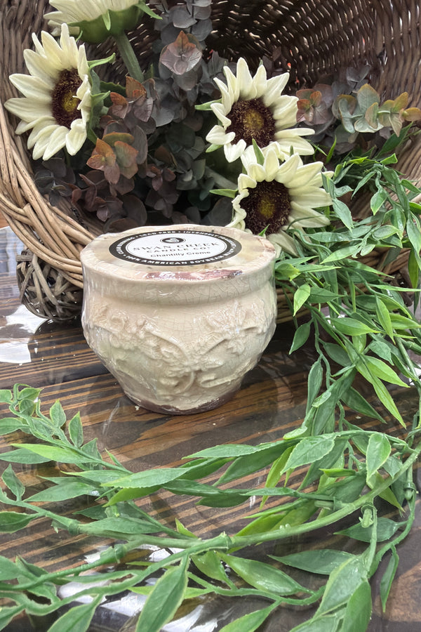 Holiday Pottery Small Round Pot