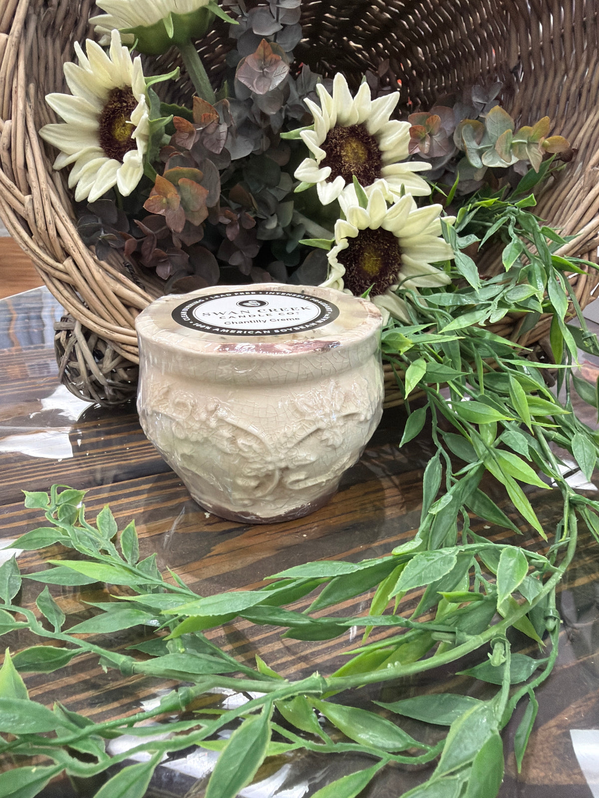 Holiday Pottery Small Round Pot