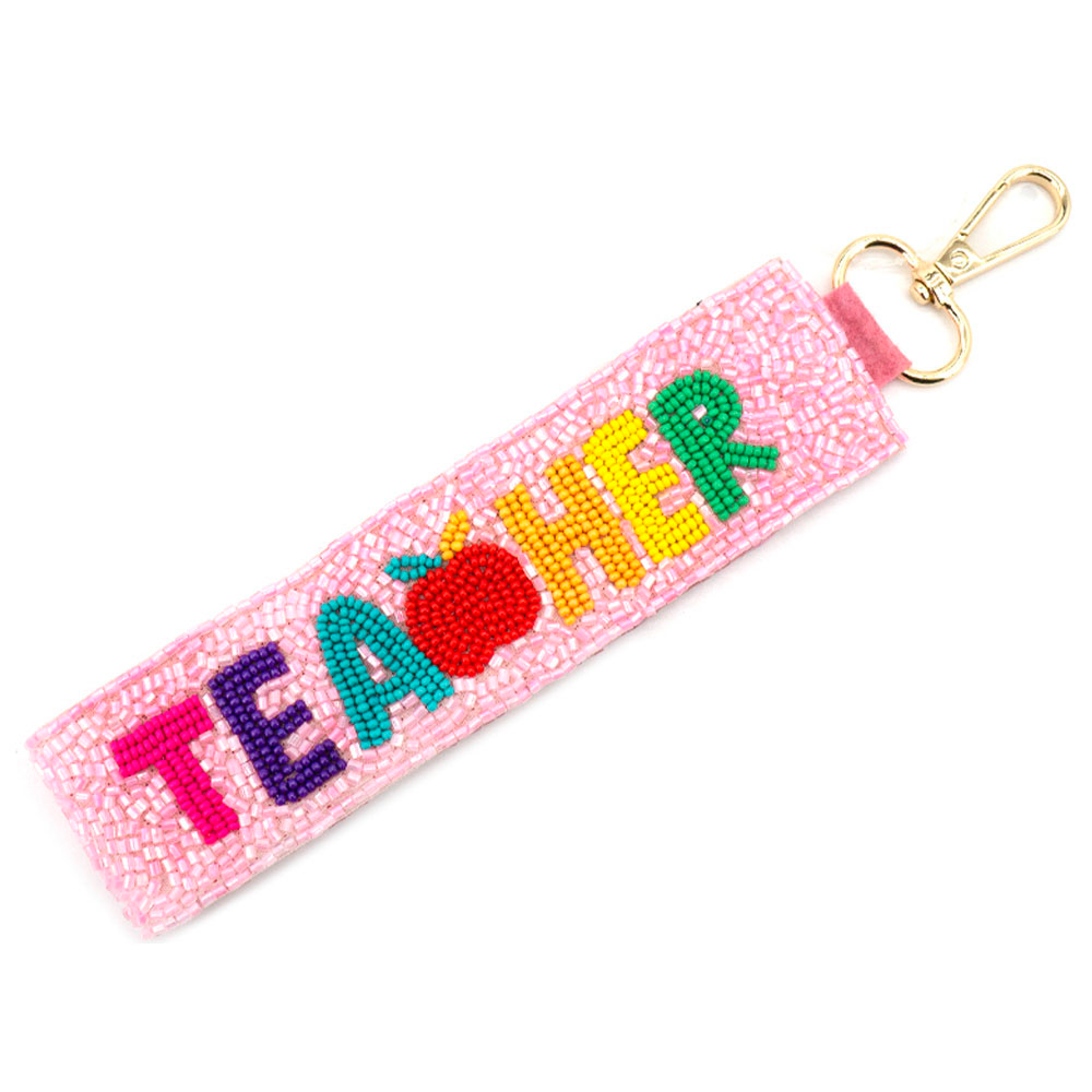 Teacher Mode Seed Bead Keychain