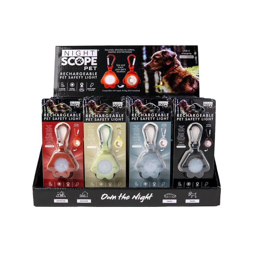 Night Scope Rechargeable Pet Light - Multiple Colors