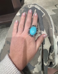 Lost & Found Large Stone Ring