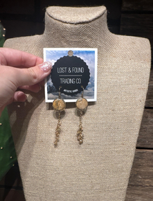 Lost & Found Textured Drop Earrings