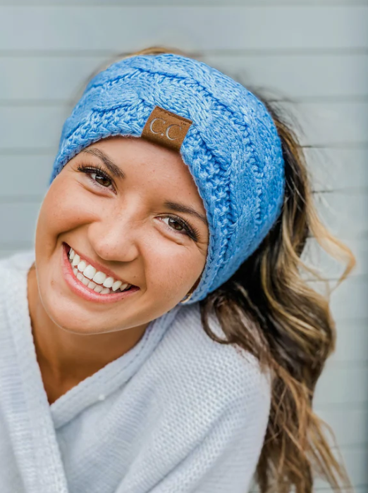 C.C Cable Knit Head Wrap - Multiple Colors!