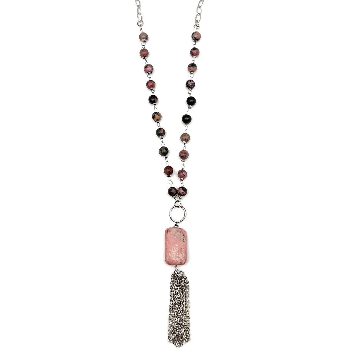 Pink Daydream Tassel Necklace
