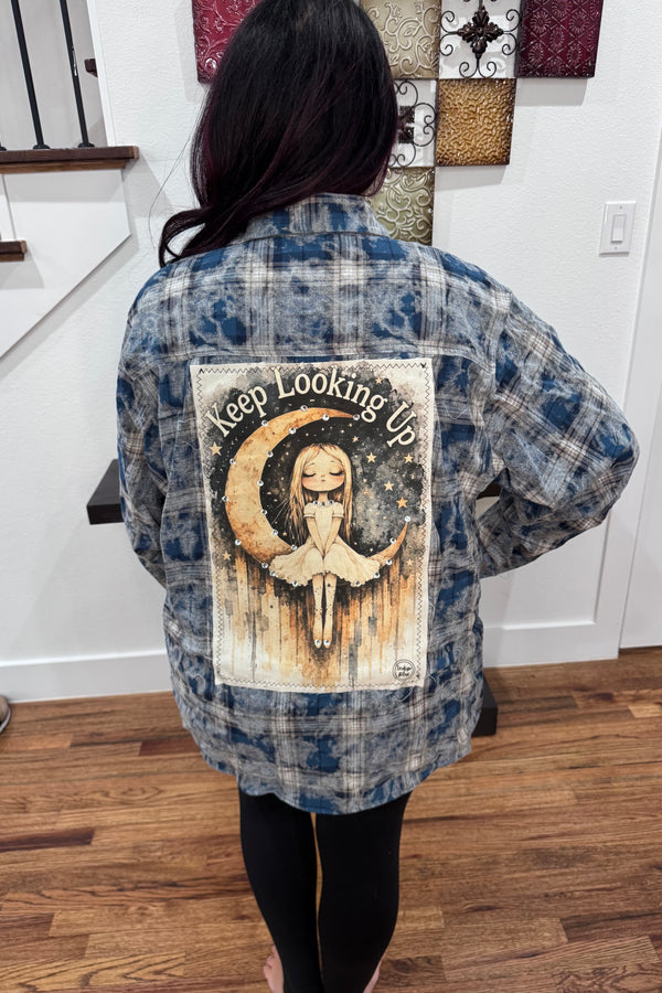 PREORDER- Keep Looking Up Flannel