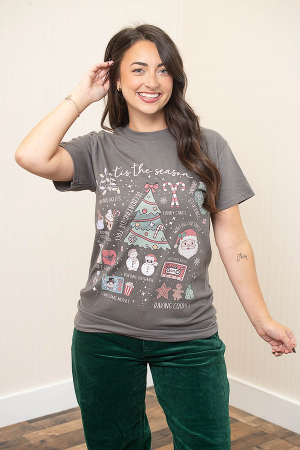 Holiday Happiness Graphic Sweater