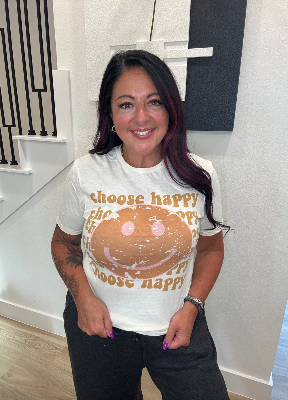 Choose Happy Graphic Tee