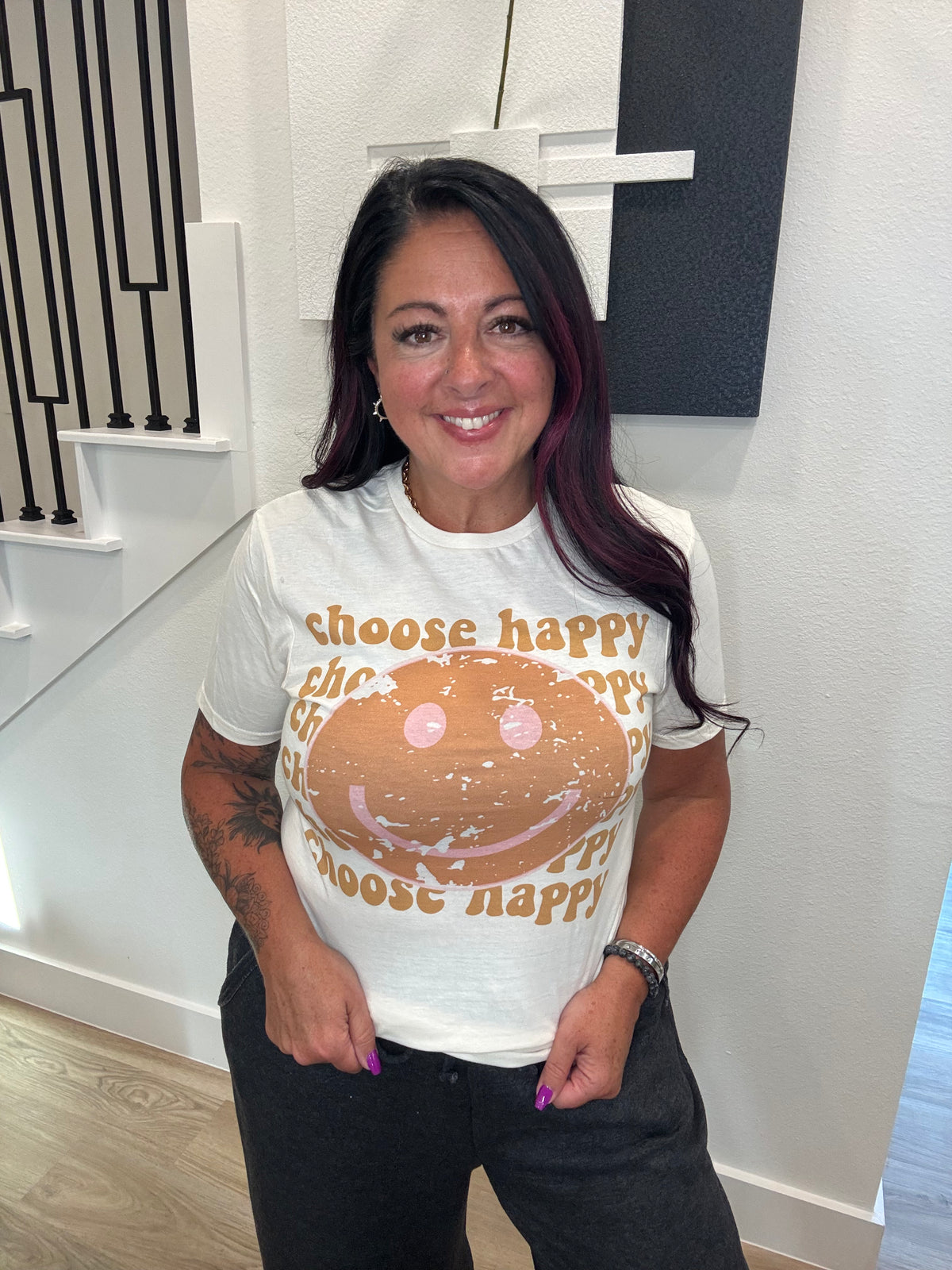 Choose Happy Graphic Tee