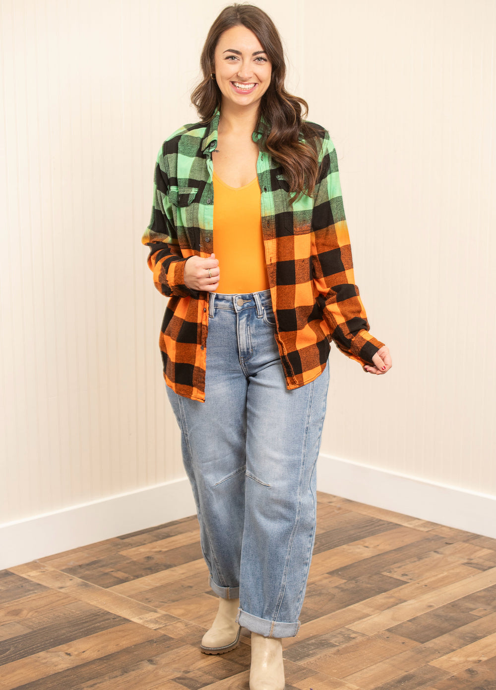 I've Got That Leprechaun Luck Dipped Flannel