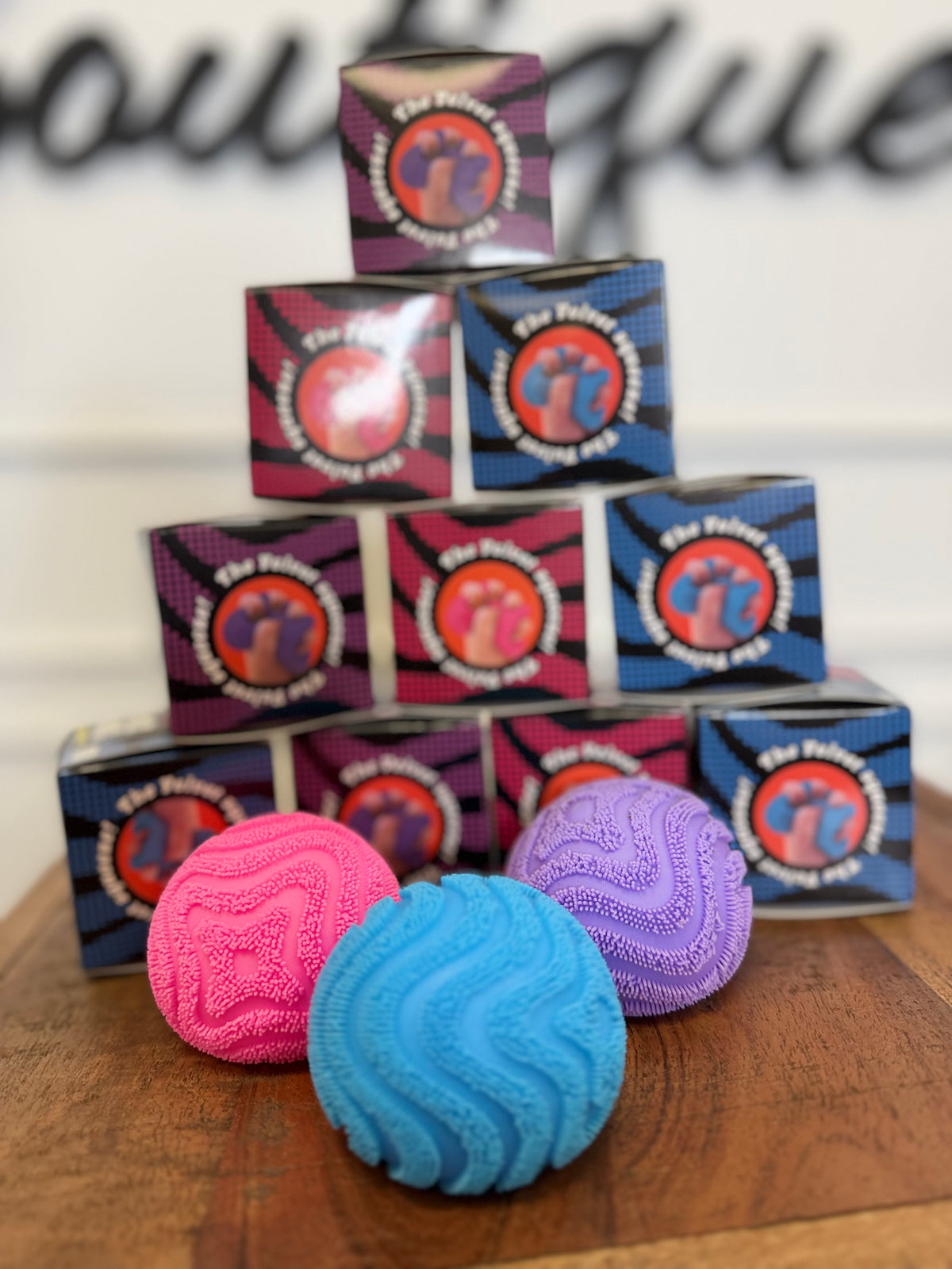 Viral Fuzzy Ball Squishy - Multiple Colors