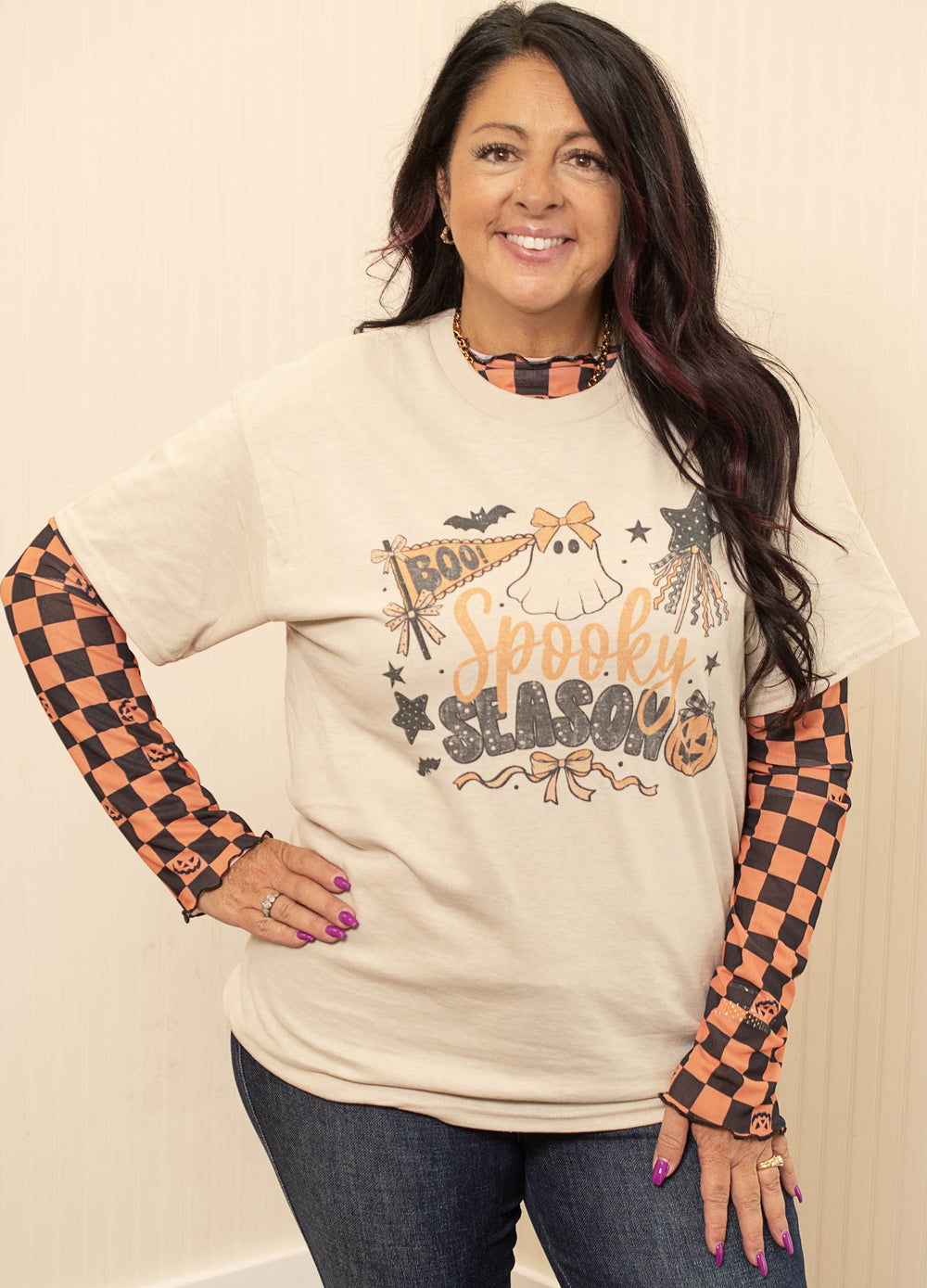 Bows & Boos Halloween Graphic Tee