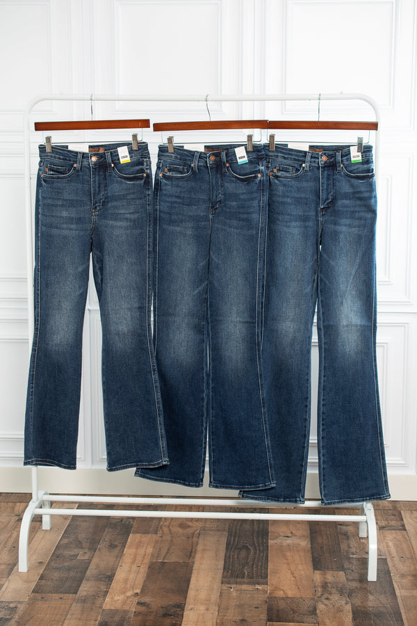 Sarah Dark Wash Boot Cut Jeans
