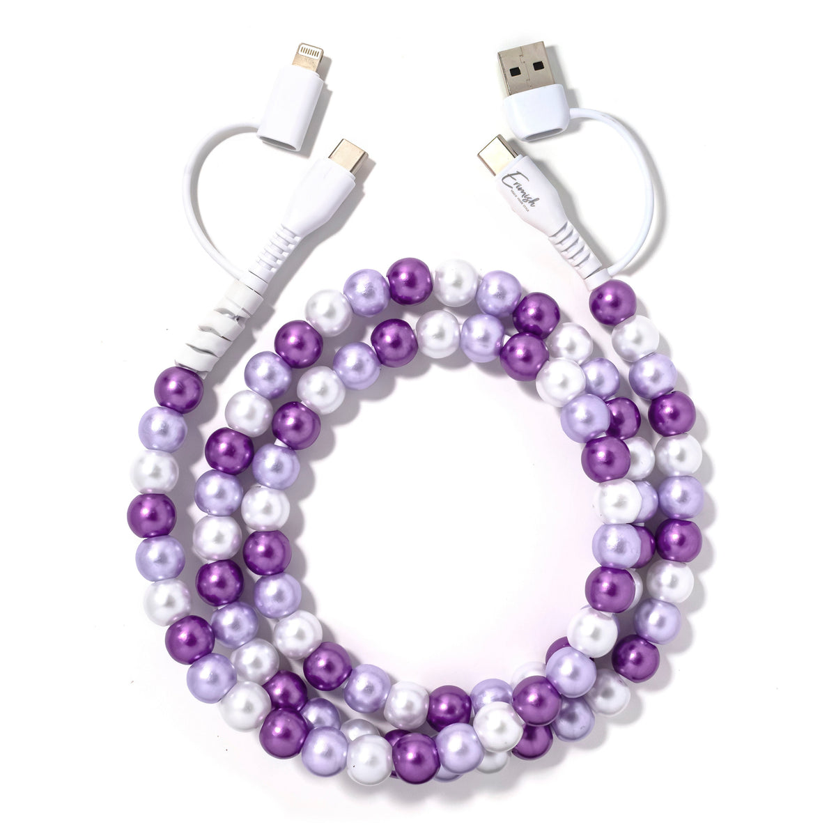 PREORDER- Beaded Phone Charger Dragonfruit