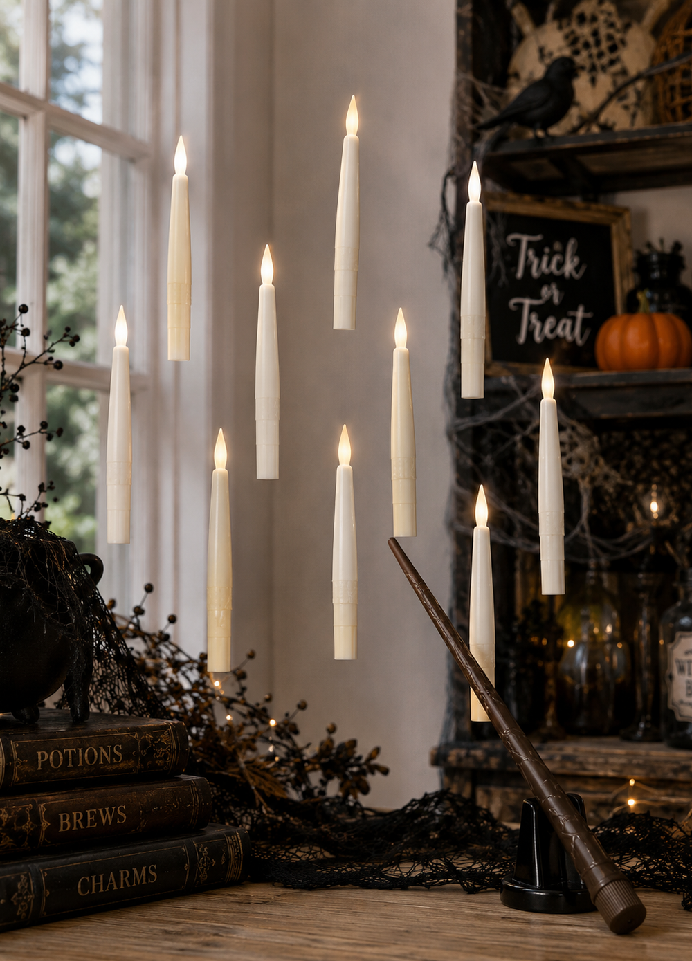 Haunting Glow Floating Candles