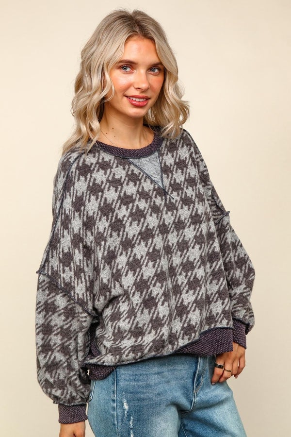 Fall Comfort Top - Charcoal