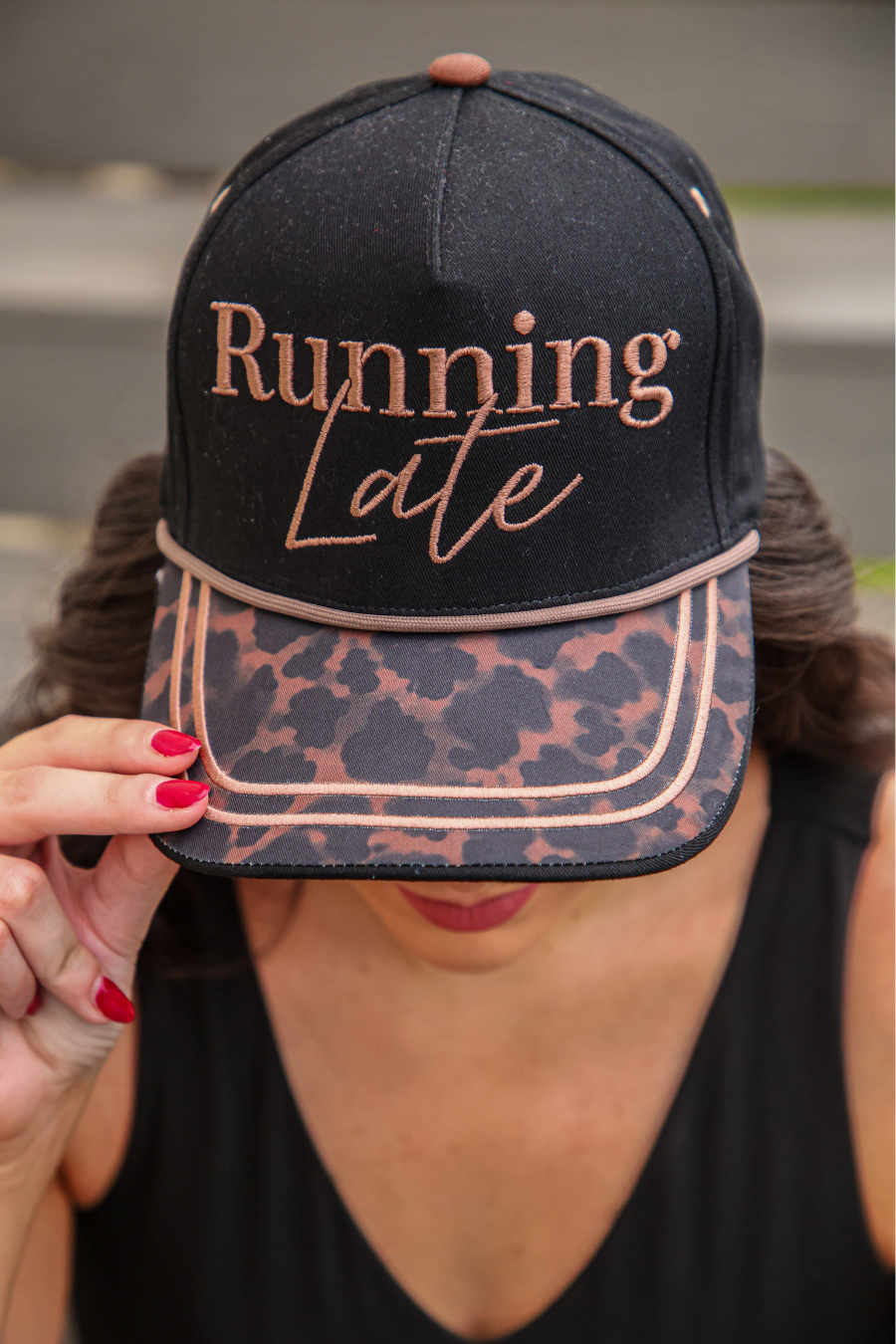 Running Late Hat in Multi