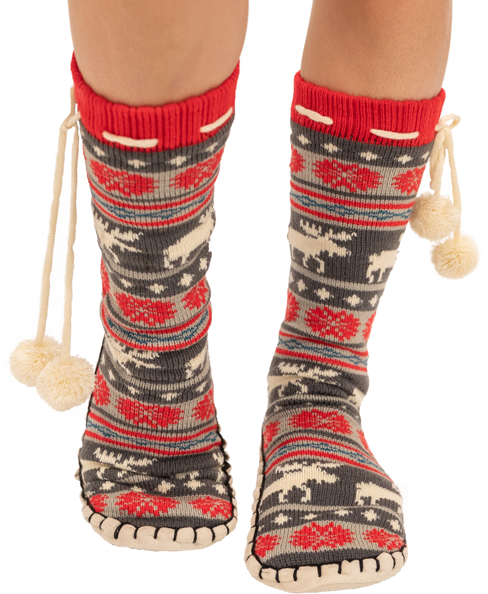 Moose Adult Mukluk Slippers