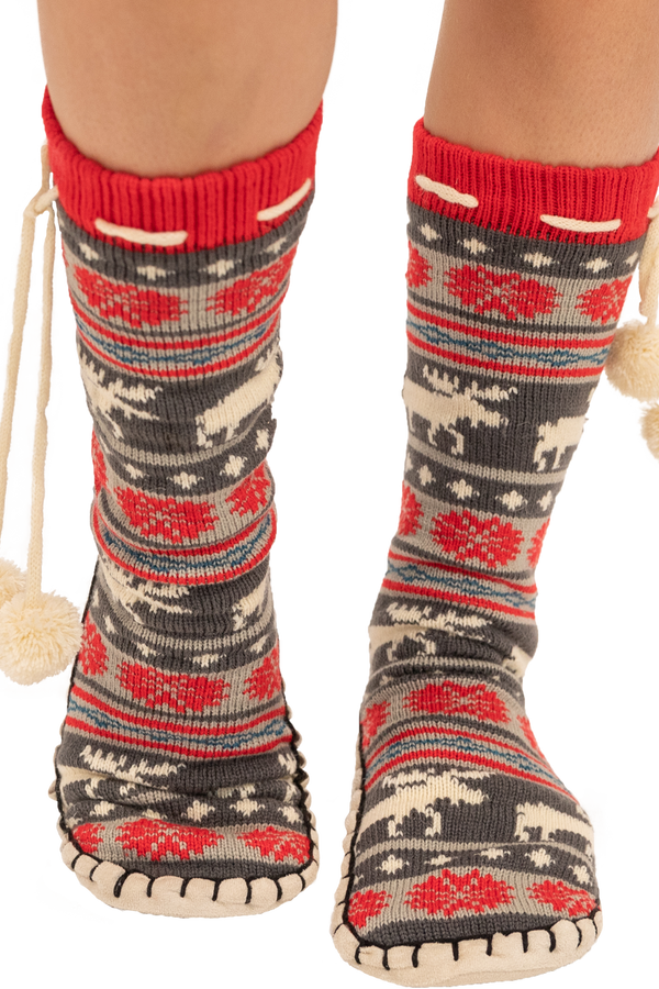 Moose Adult Mukluk Slippers