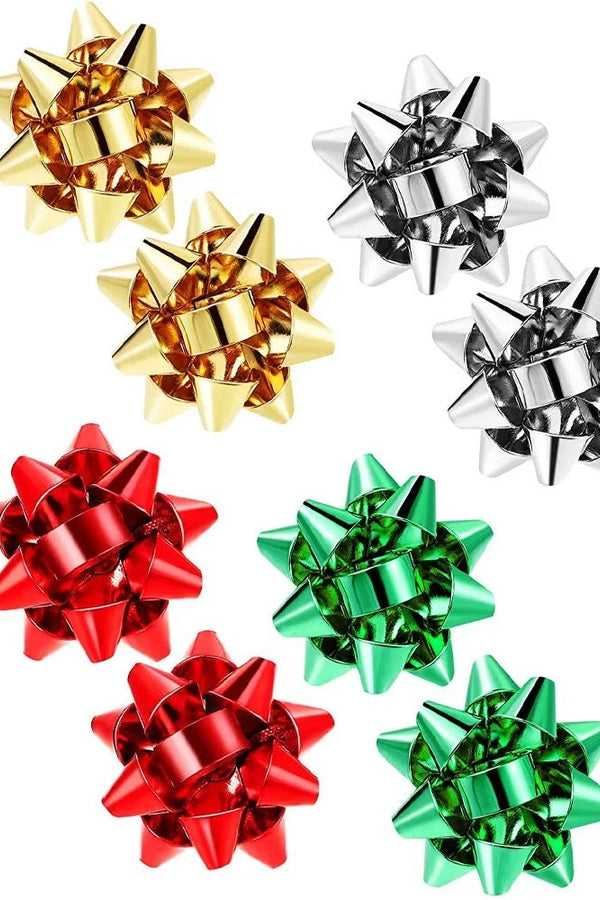Holiday Bow Earrings - 4 Colors