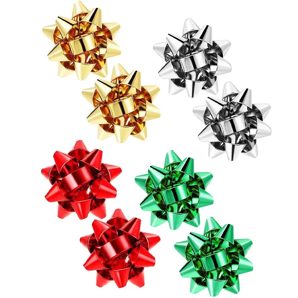 Holiday Bow Earrings - 4 Colors