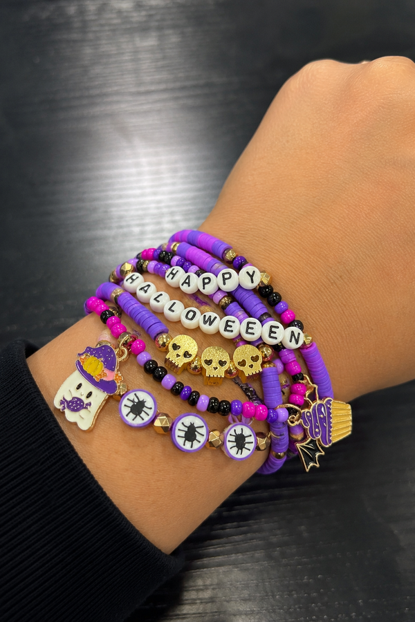 Boo Squad Bracelet Stack - Multiple Colors