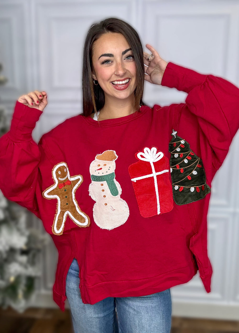 Holiday Friends Sweatshirt - Multiple Colors