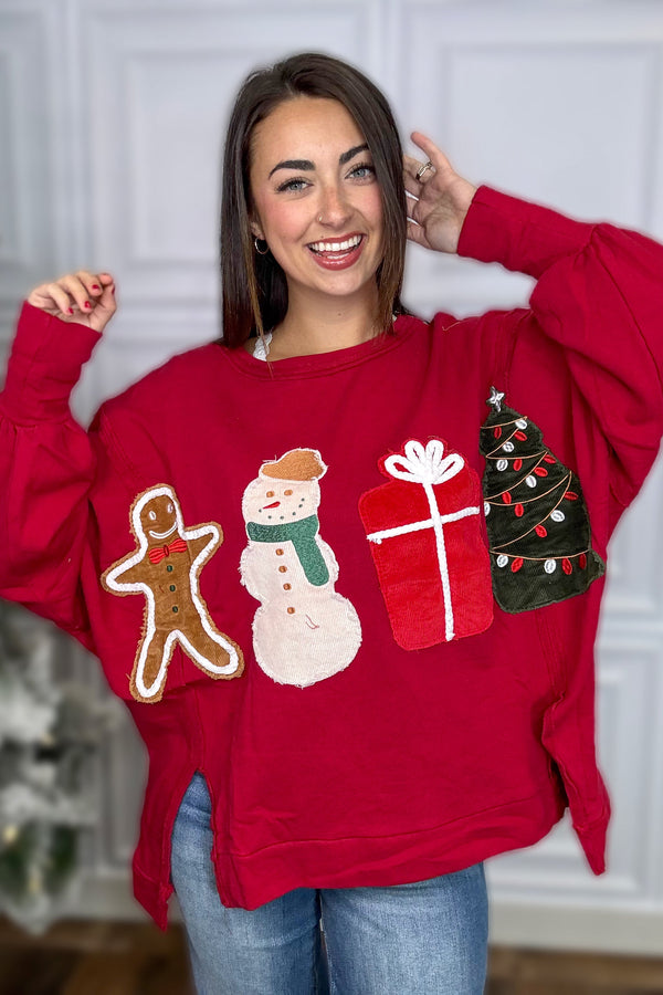 Holiday Friends Sweatshirt - Multiple Colors