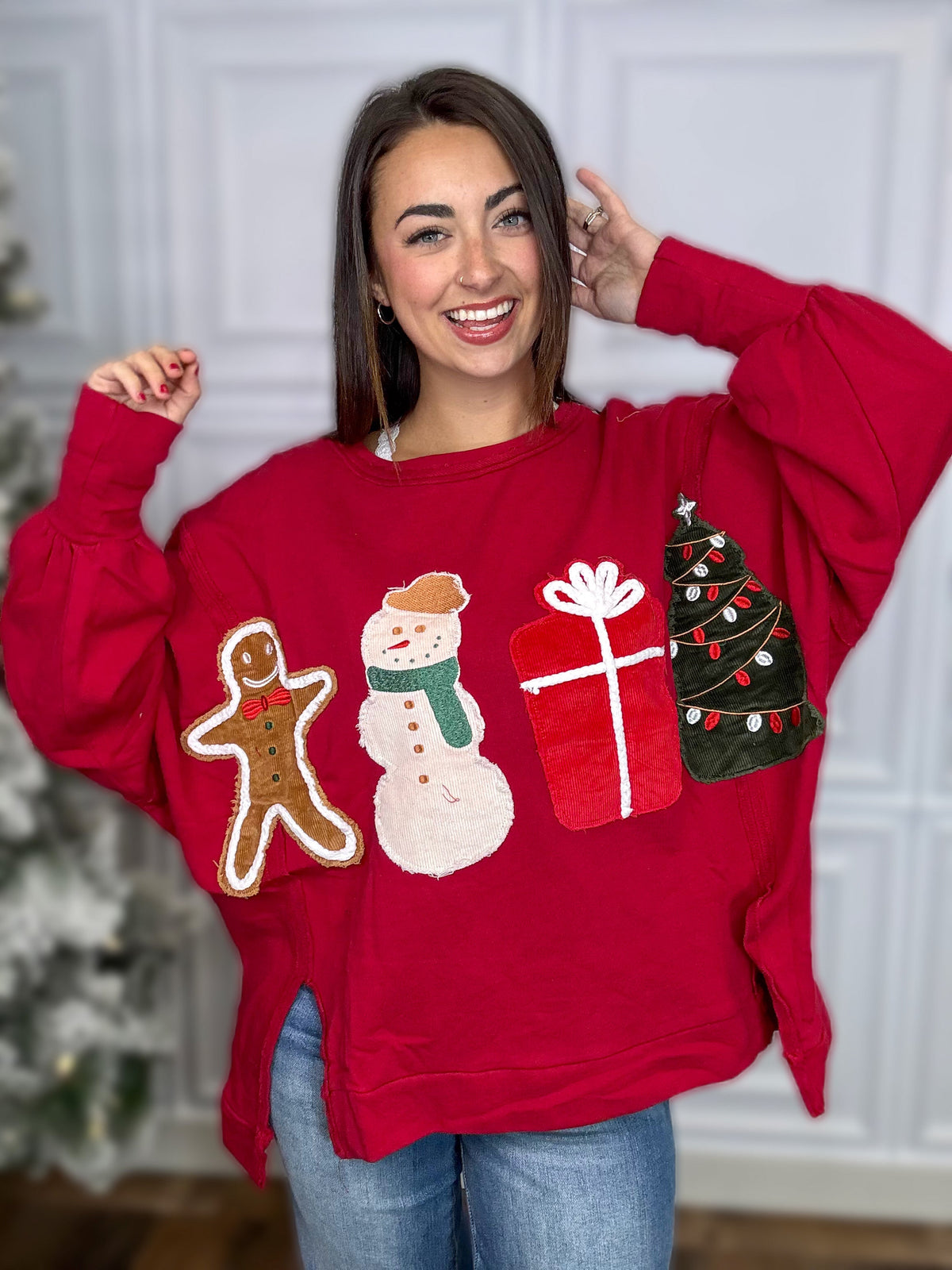 Holiday Friends Sweatshirt - Multiple Colors