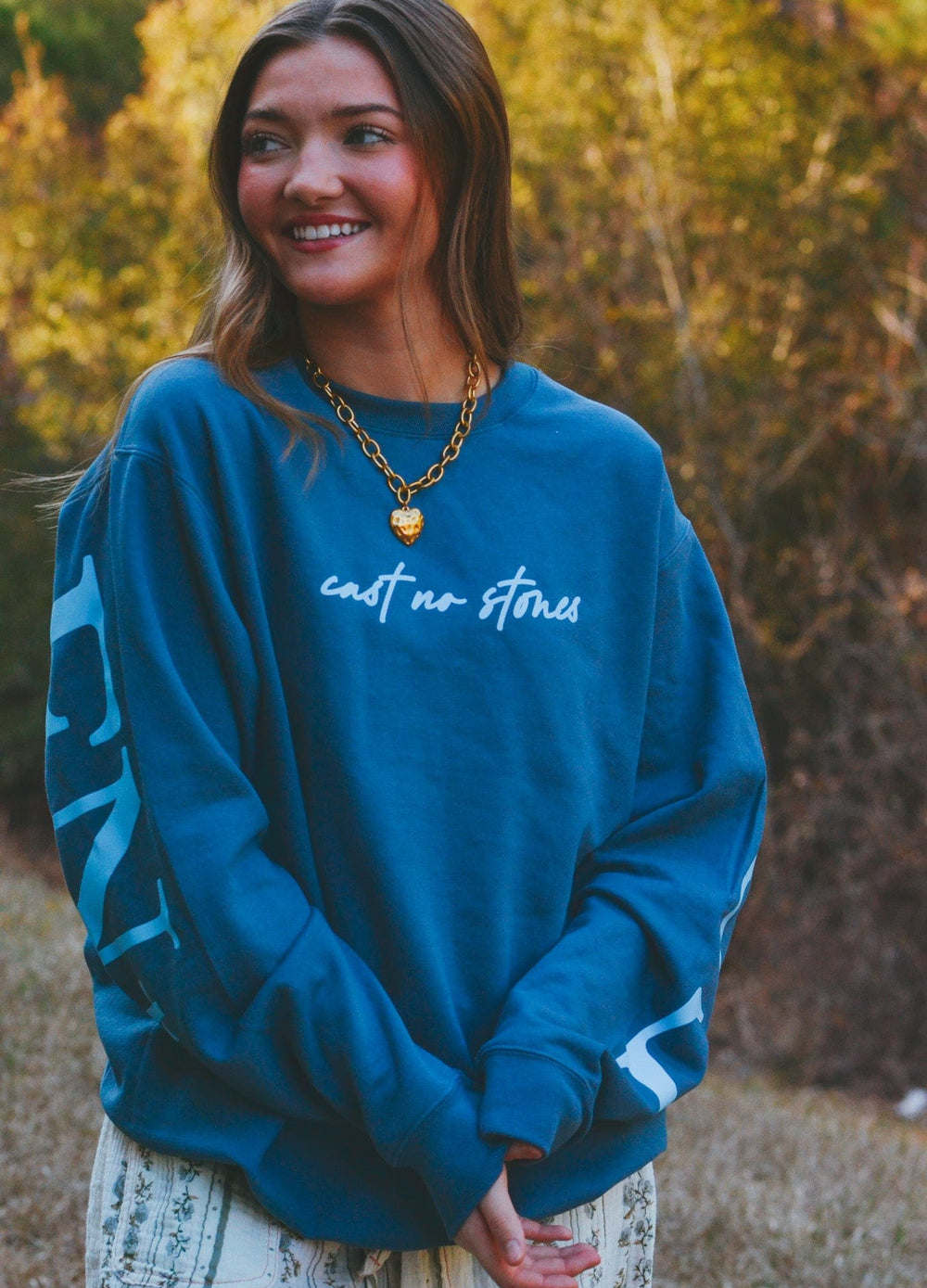 PREORDER- Forgiven Blue Sweatshirt