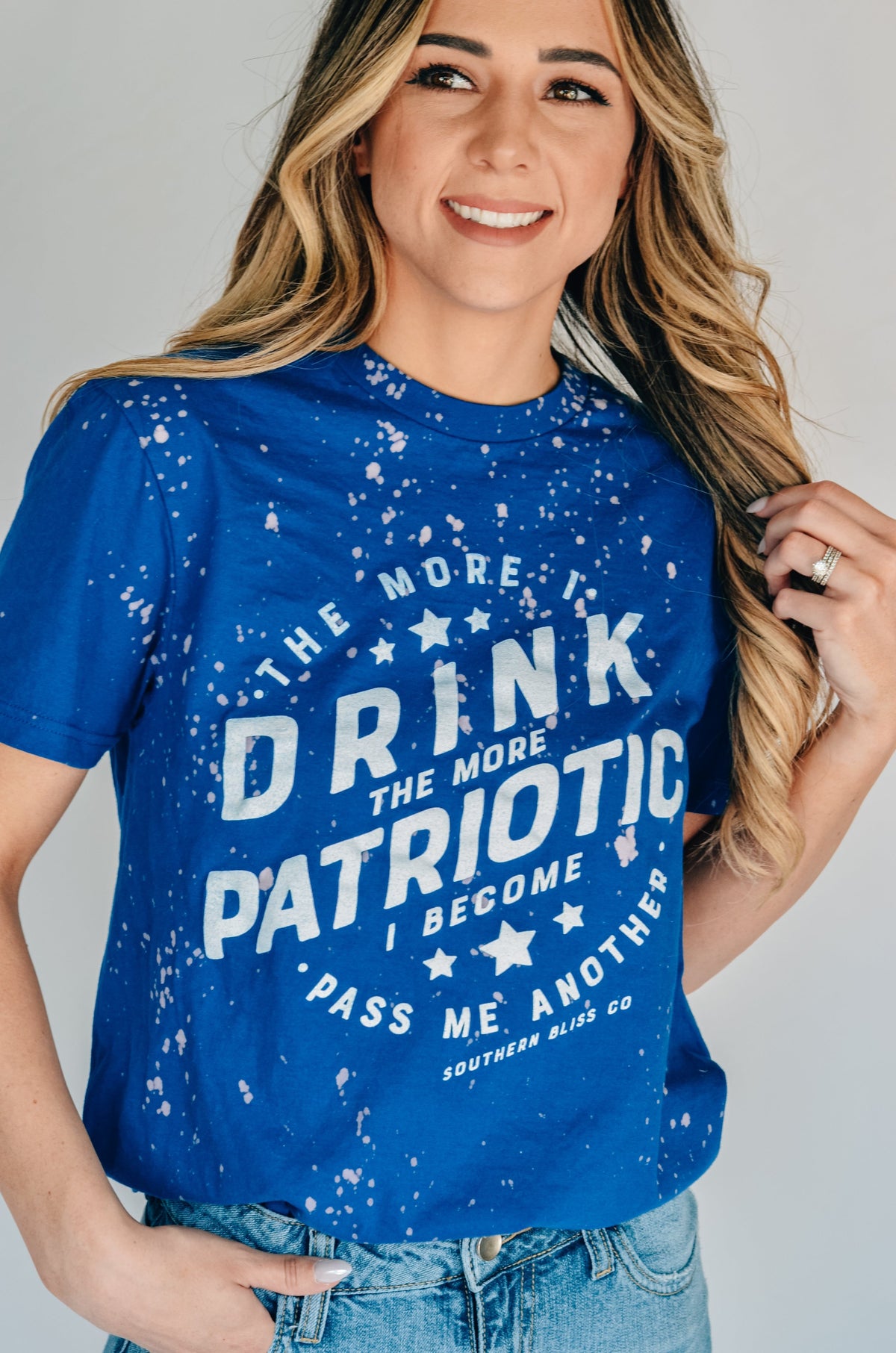 More I Drink Royal Bleached Tee