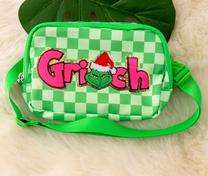 Grinch Pouch Bag
