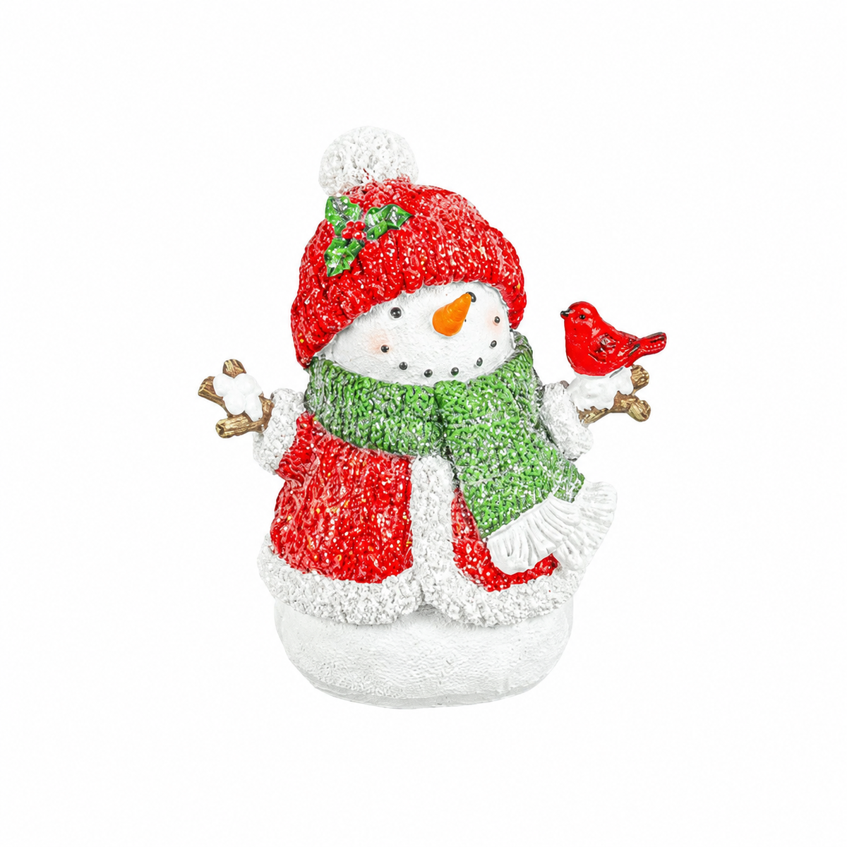 Traditional Scarf Snowman 5" Stander - Multiple Colors