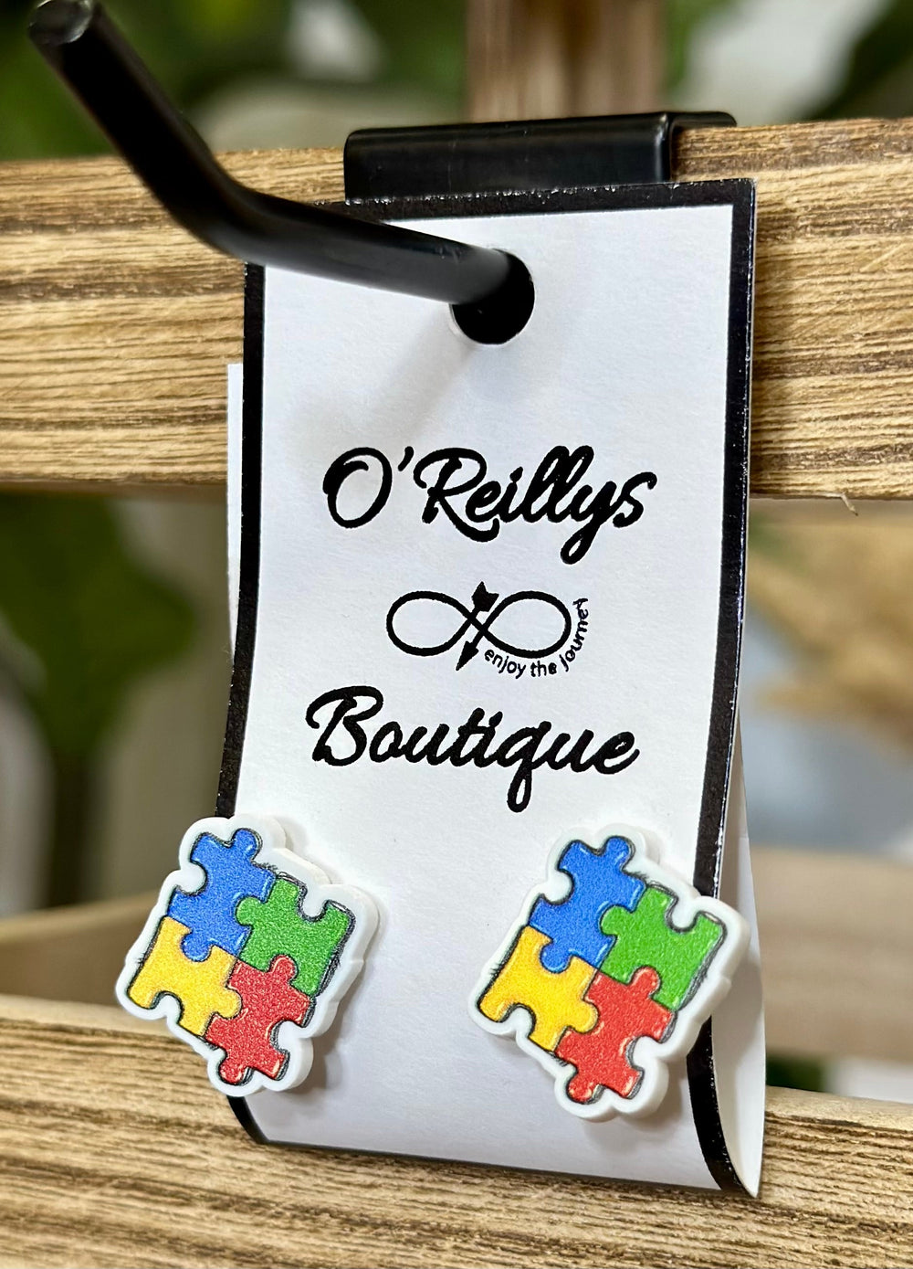 Autism Puzzle Pieces Earrings