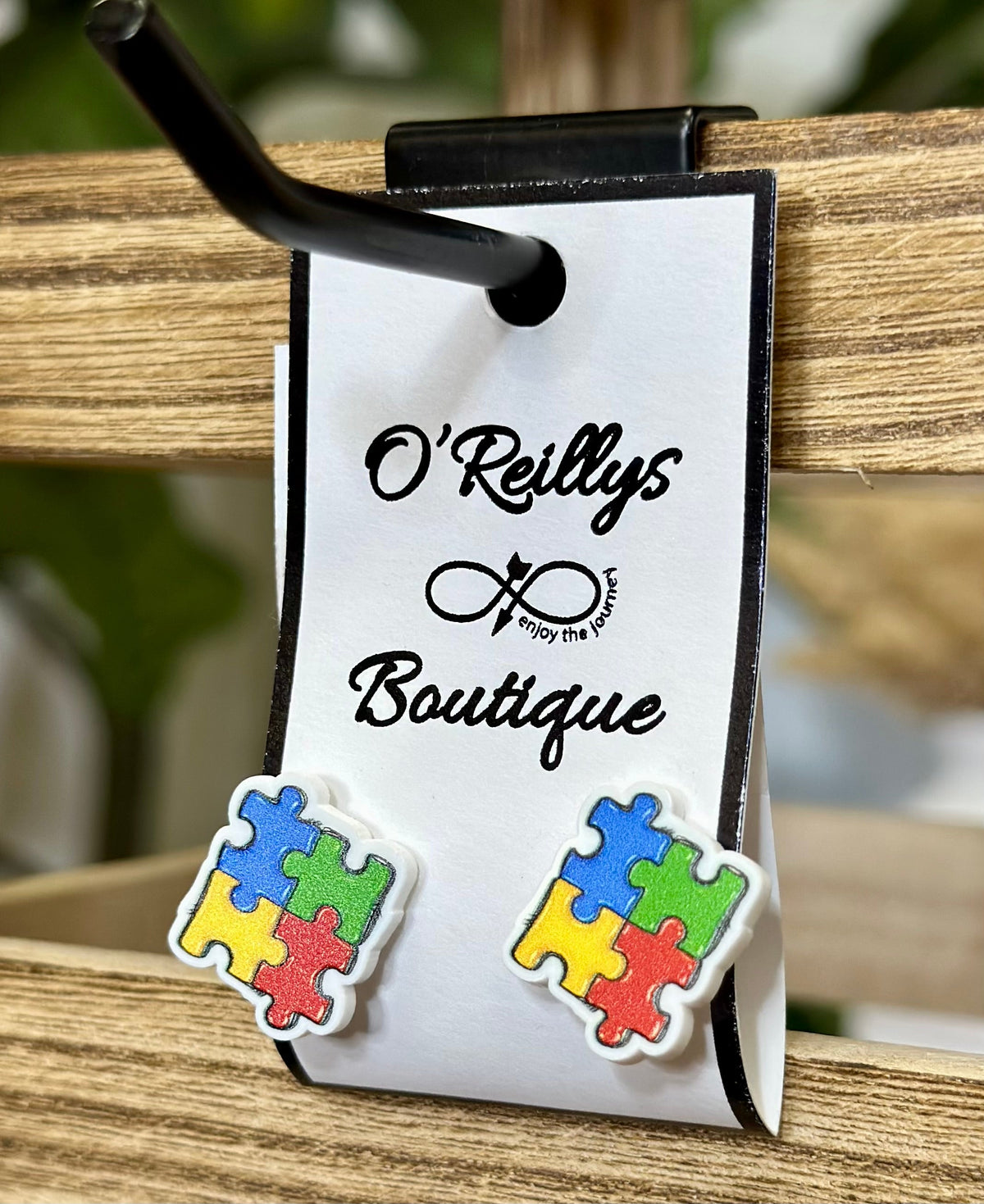 Autism Puzzle Pieces Earrings