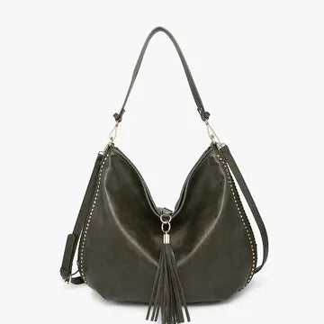 Rustic Charm Hobo Handbag- Multiple Colors