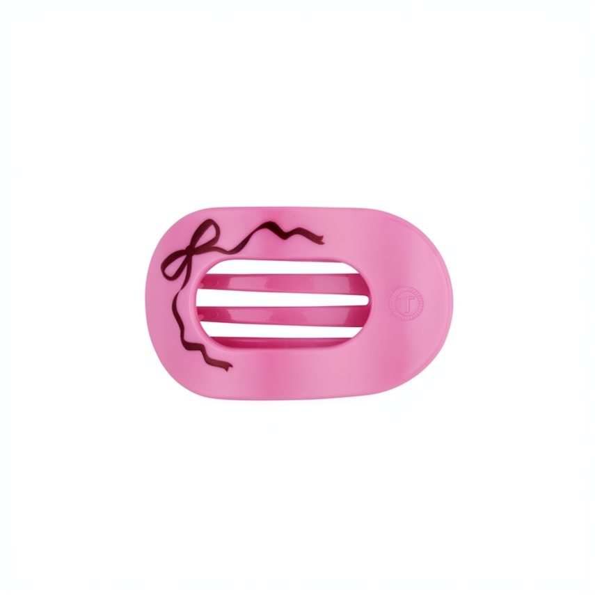 Just Add A Bow Flat Round Hair Clip