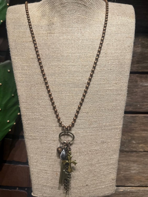 Lost & Found Mixed Charm Beaded Necklace
