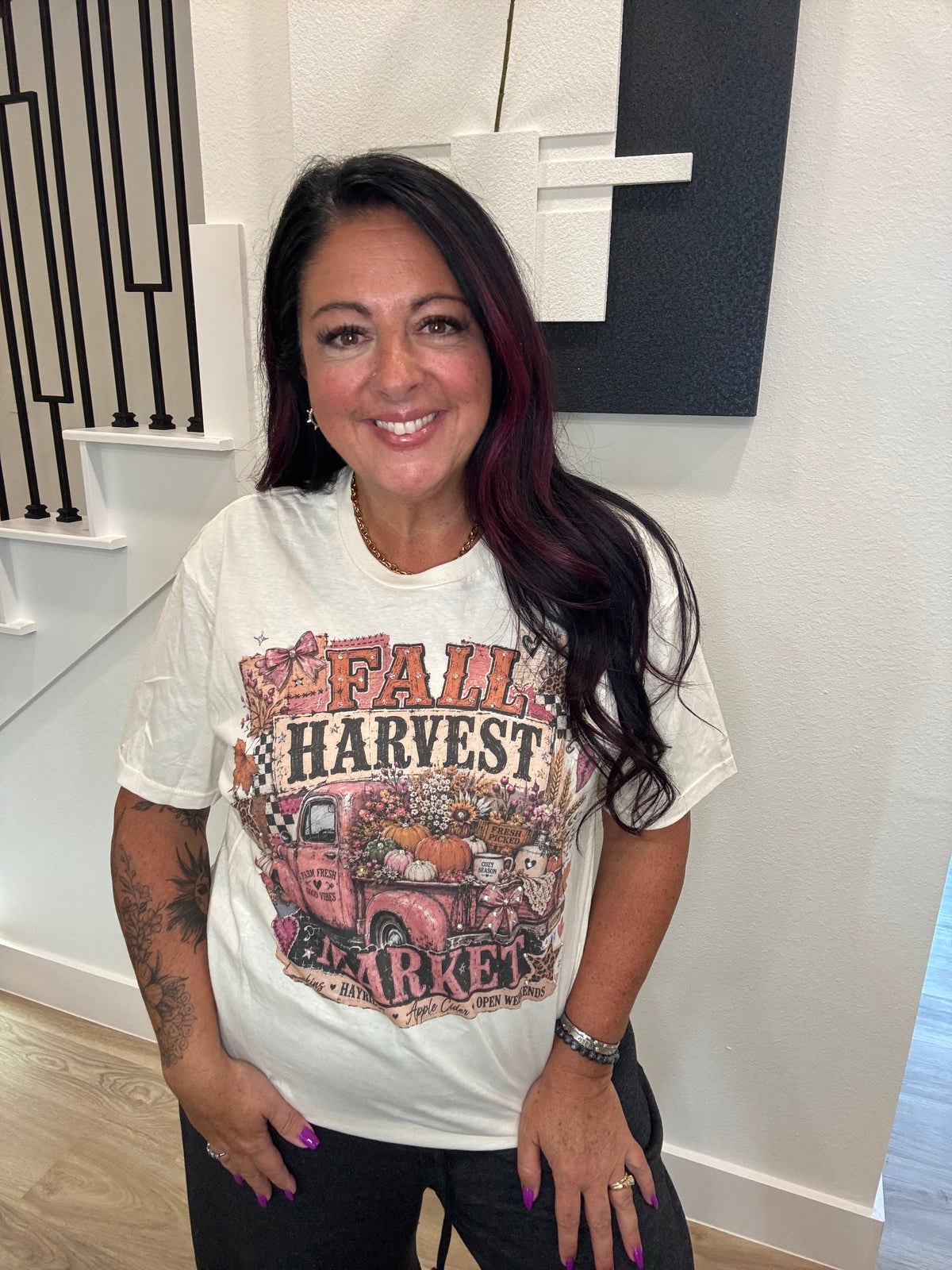 Fall Harvest Bling Graphic Tee