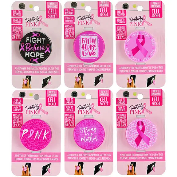 Breast Cancer Awareness Pop Socket - Multiple Varieties