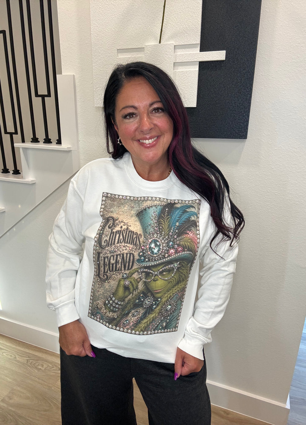 Christmas Legend Bling Sweatshirt