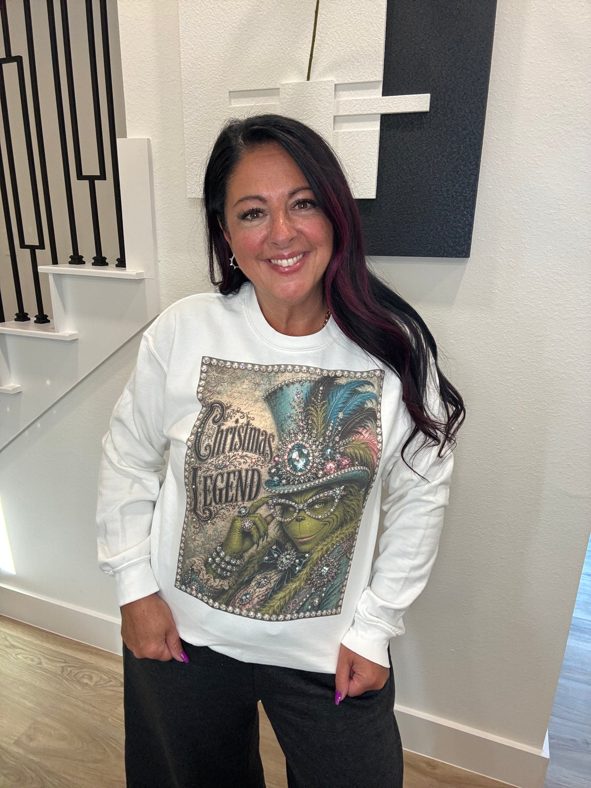Christmas Legend Bling Sweatshirt