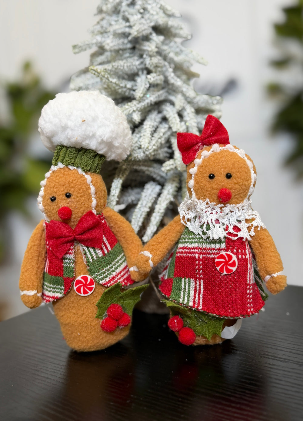 Holly Berry Gingerbread Ornament