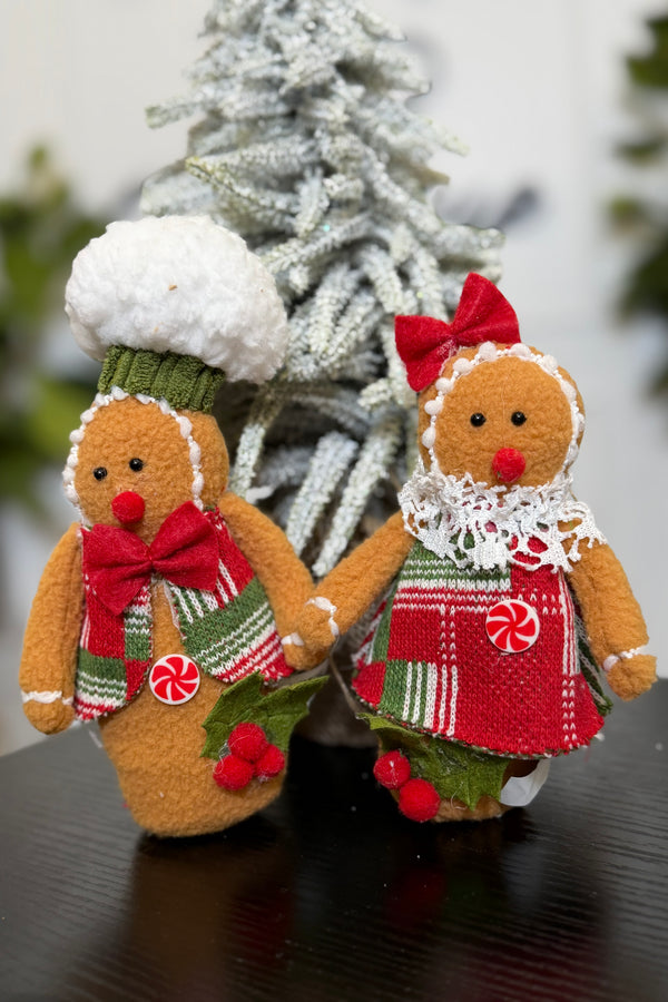 Holly Berry Gingerbread Ornament