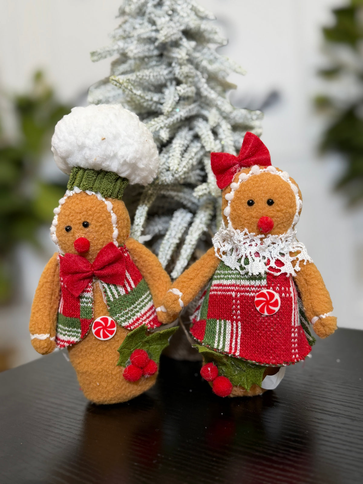 Holly Berry Gingerbread Ornament