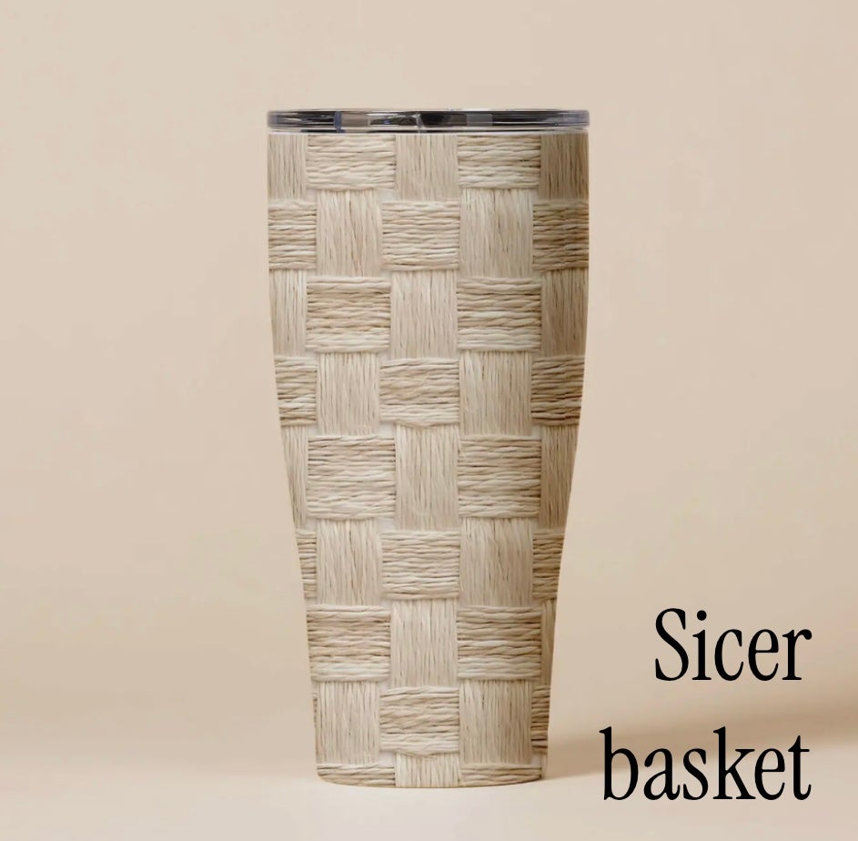 SIC 30oz. Hot/Cold Tumbler in Sicer Basket