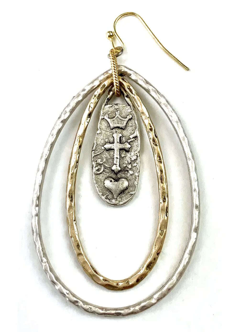 Lost & Found Graduated Teardrops W/Dangle