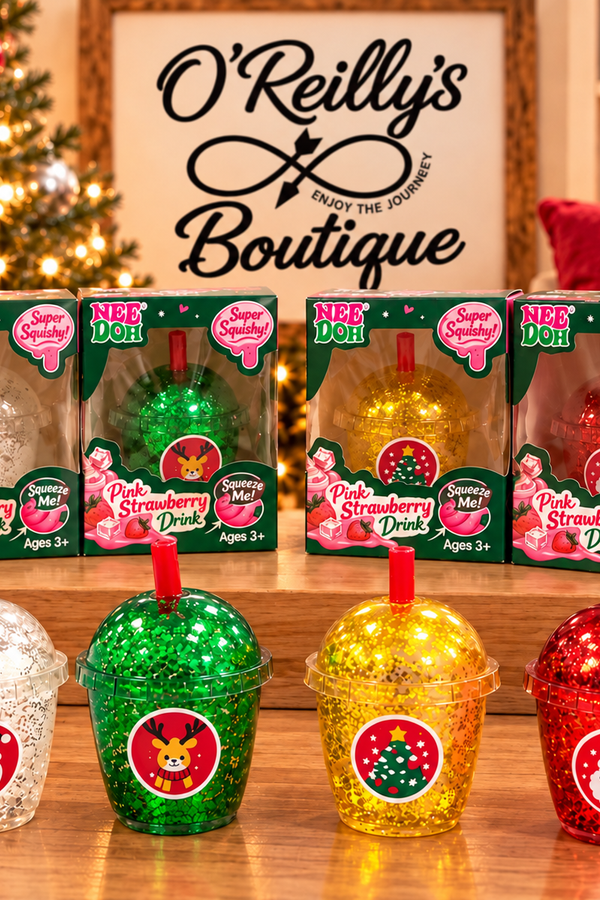 Merry Sips Holiday Drink Cup Decor- Multiple Colors