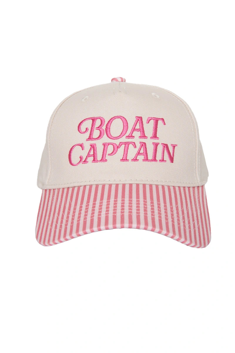 Boat Captain Vintage Hat - Multiple Colors
